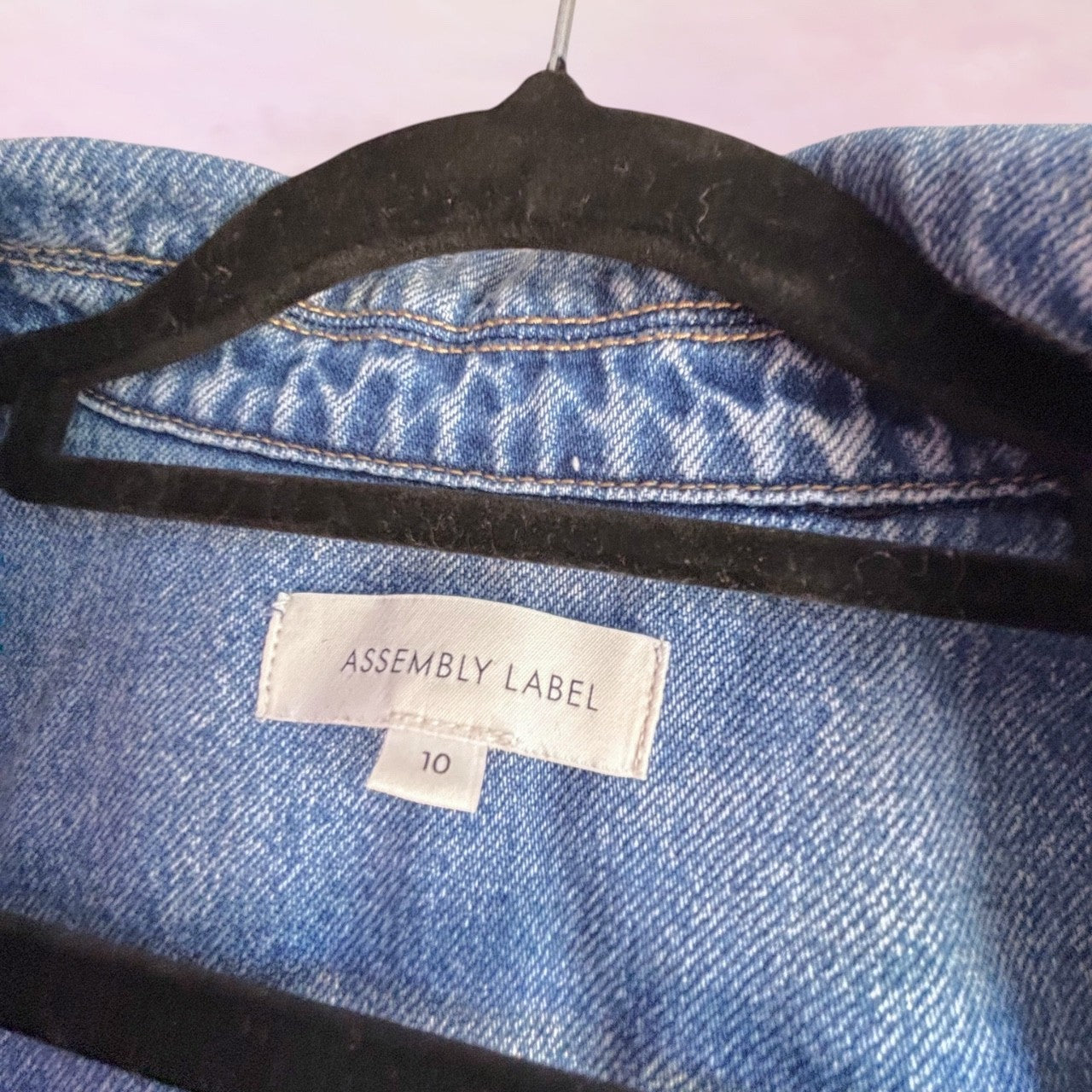 Assembly Label Denim Shift Dress – AU 10