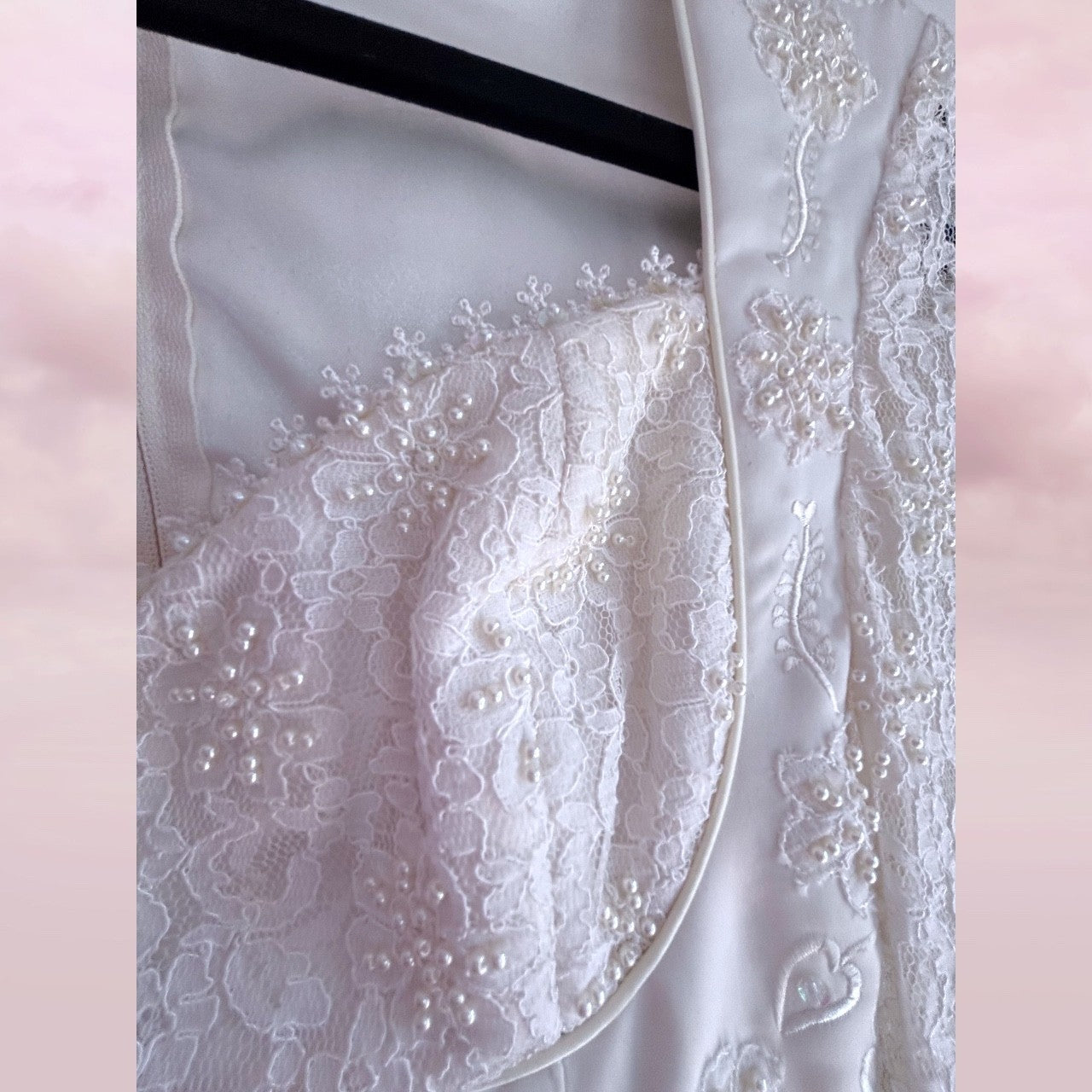 Vintage Australian Lace Wedding Dress - AU 8