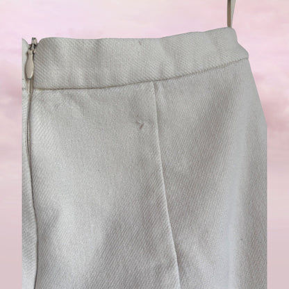 falre pants close up