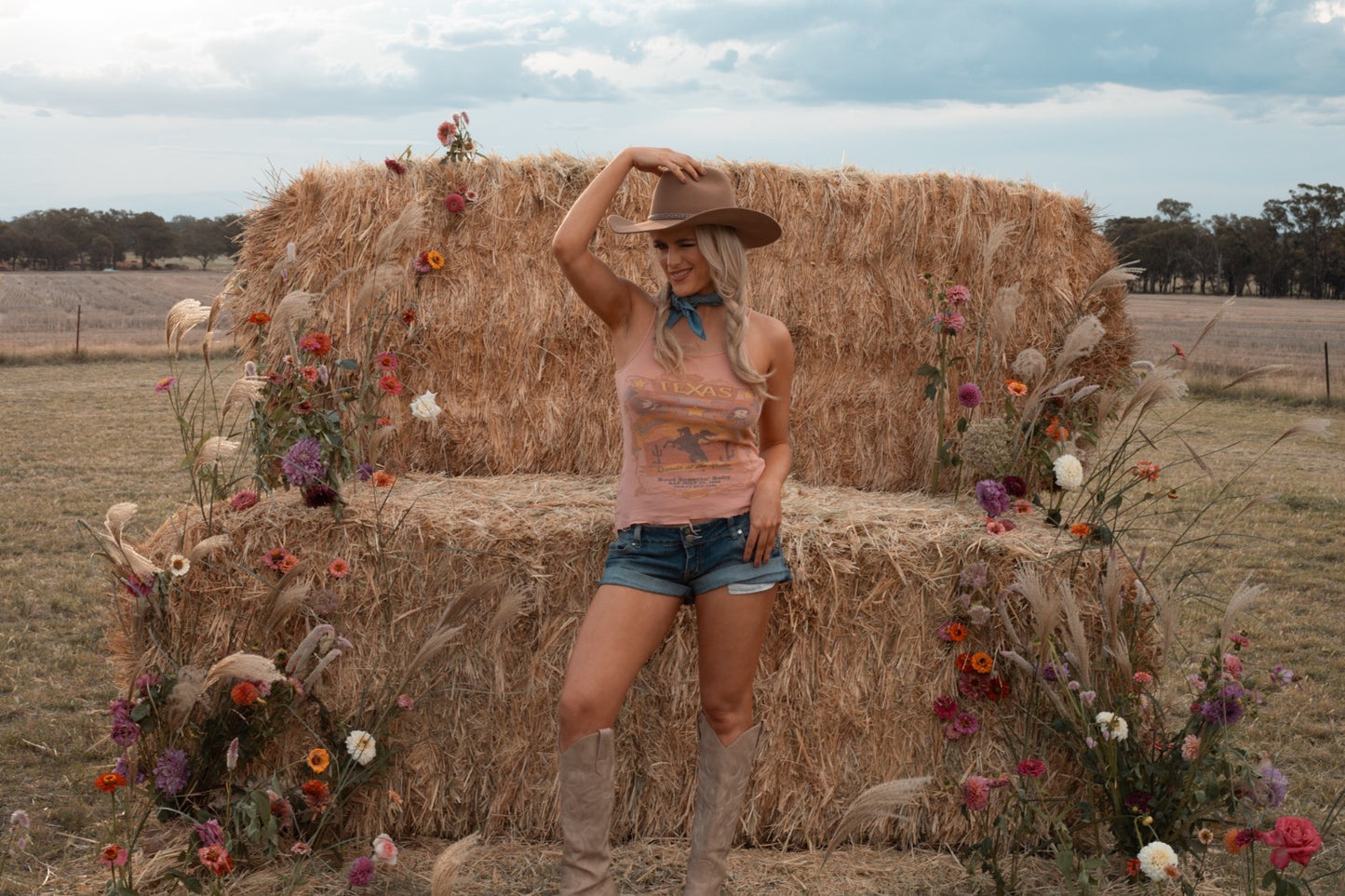 Spell & The Gypsy Texas Blue Moon Singlet -  S