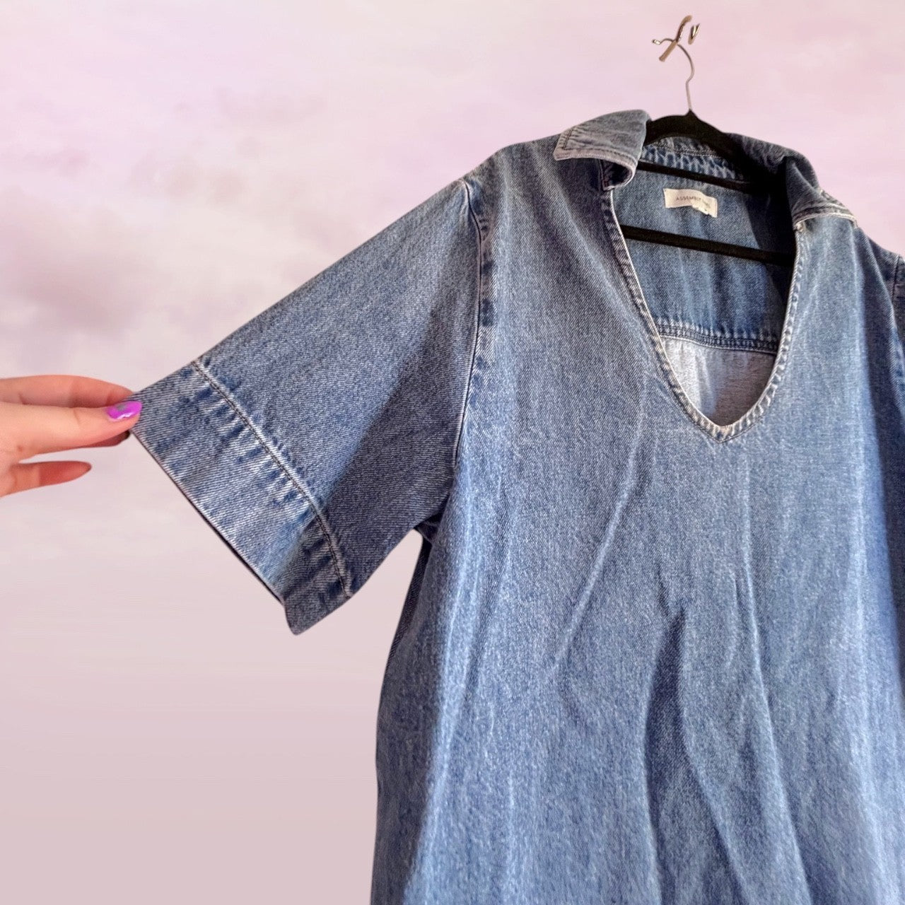 Assembly Label Denim Shift Dress – AU 10