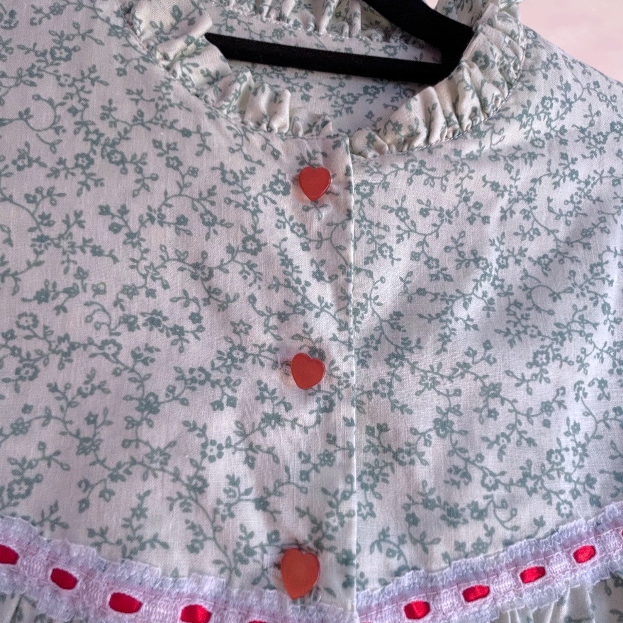 Vintage Prairie Floral Heart Dress M - XL XXL