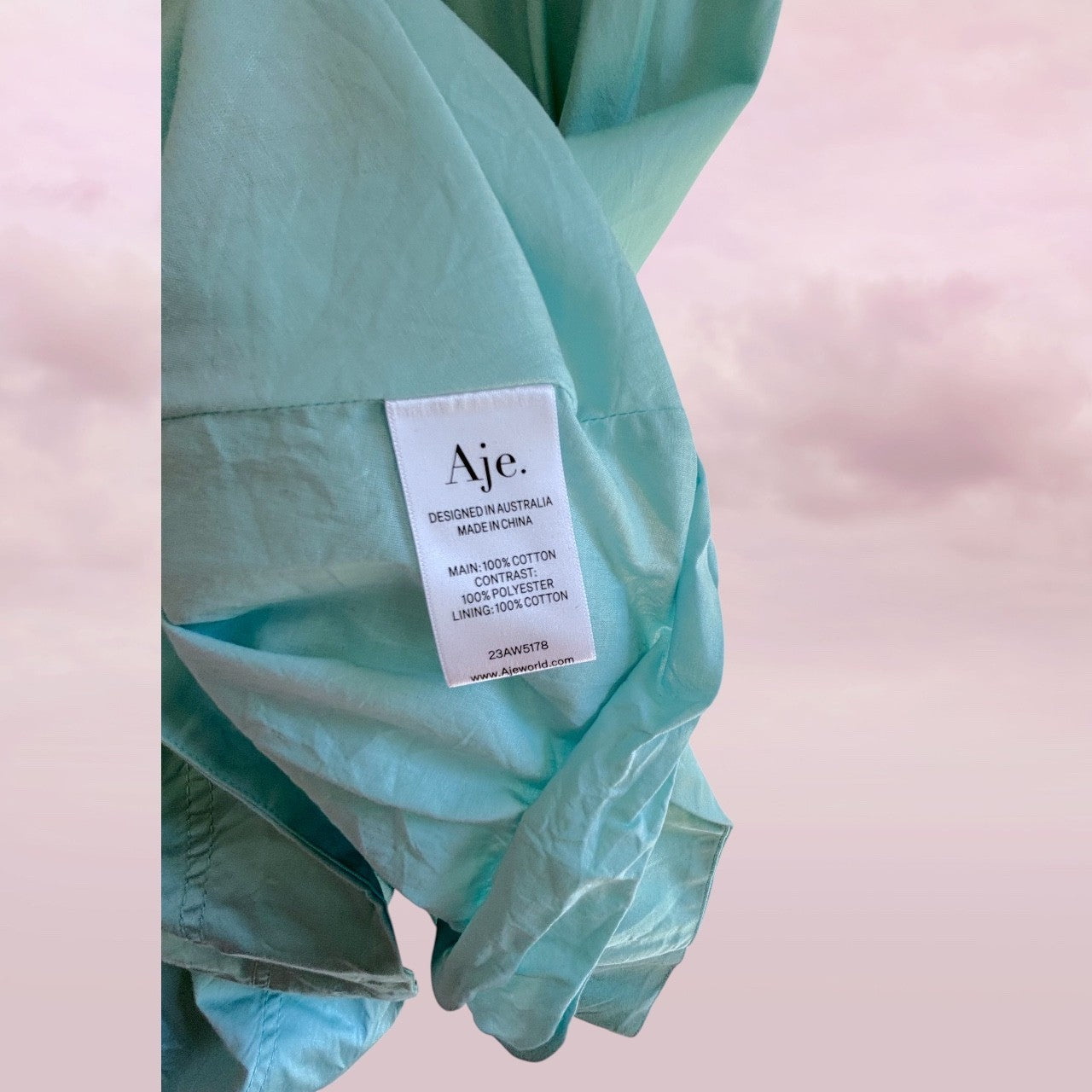 Aje Gabrielle Plunge Mini Dress - Size 14