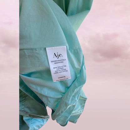 Aje Gabrielle Plunge Mini Dress - Size 14