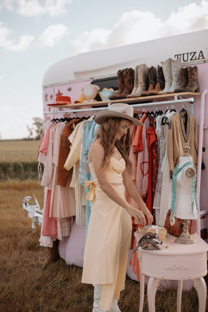 Bec + Bridge Fia Set Butter Yellow - Size 12