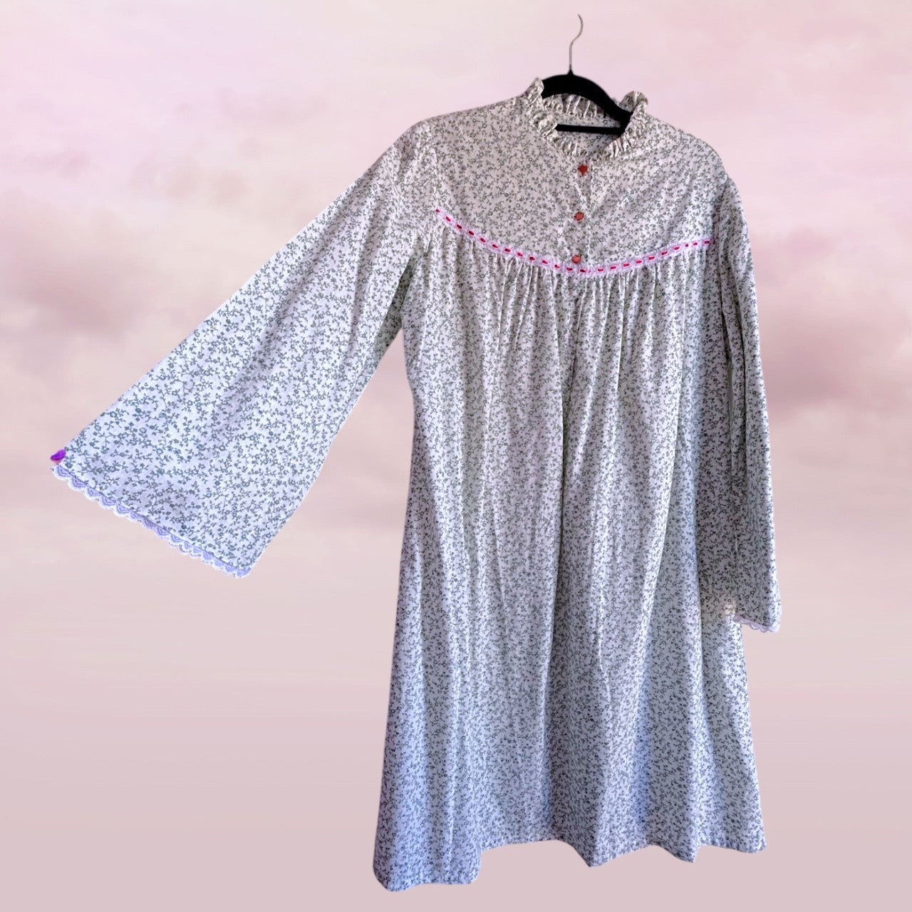 Vintage Prairie Floral Heart Dress M - XL XXL