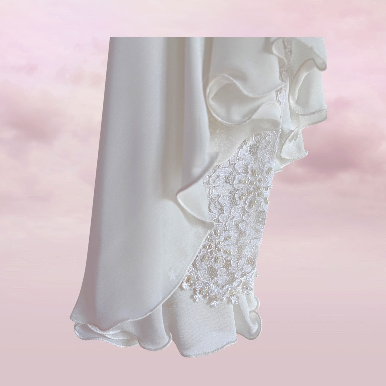 Vintage Australian Lace Wedding Dress - AU 8