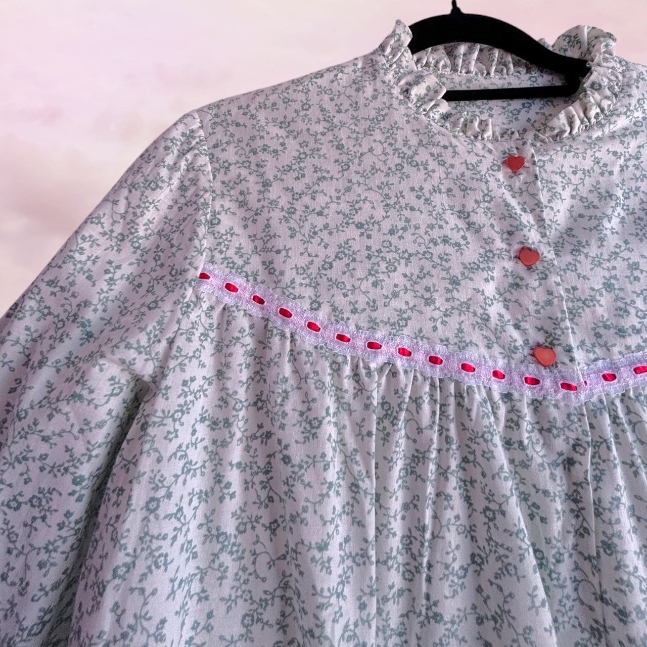 Vintage Prairie Floral Heart Dress M - XL XXL