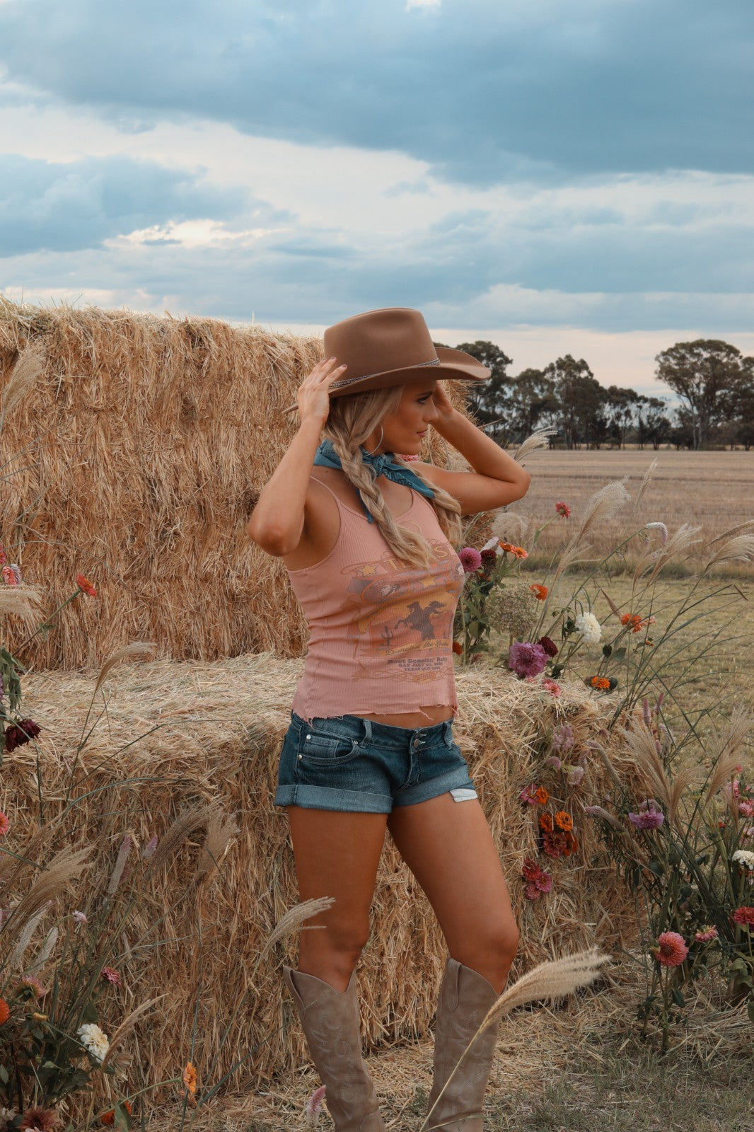 Spell & The Gypsy Texas Blue Moon Singlet -  S