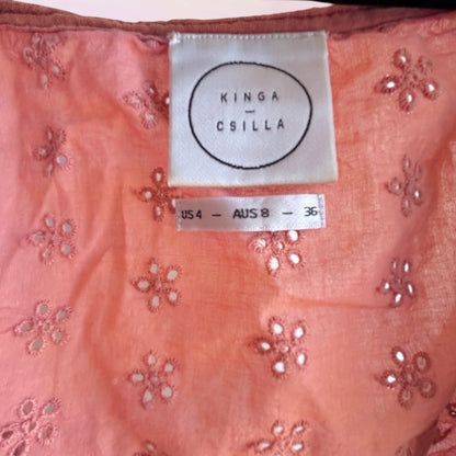 Kinga Csilla Ambra Blouse in Terra - 8