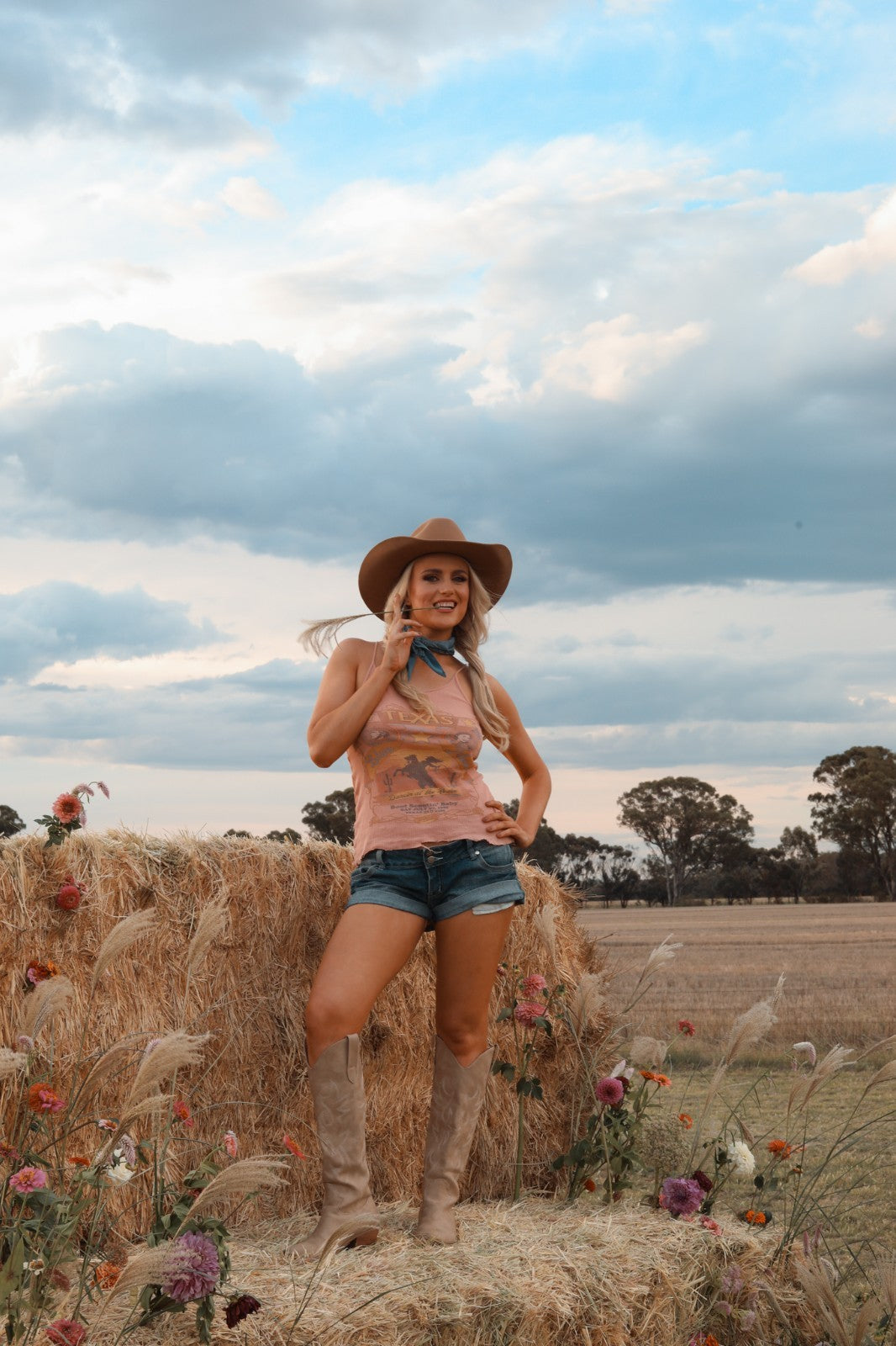 Spell & The Gypsy Texas Blue Moon Singlet -  S