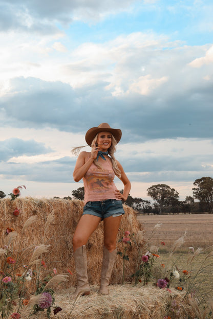 Spell & The Gypsy Texas Blue Moon Singlet -  S