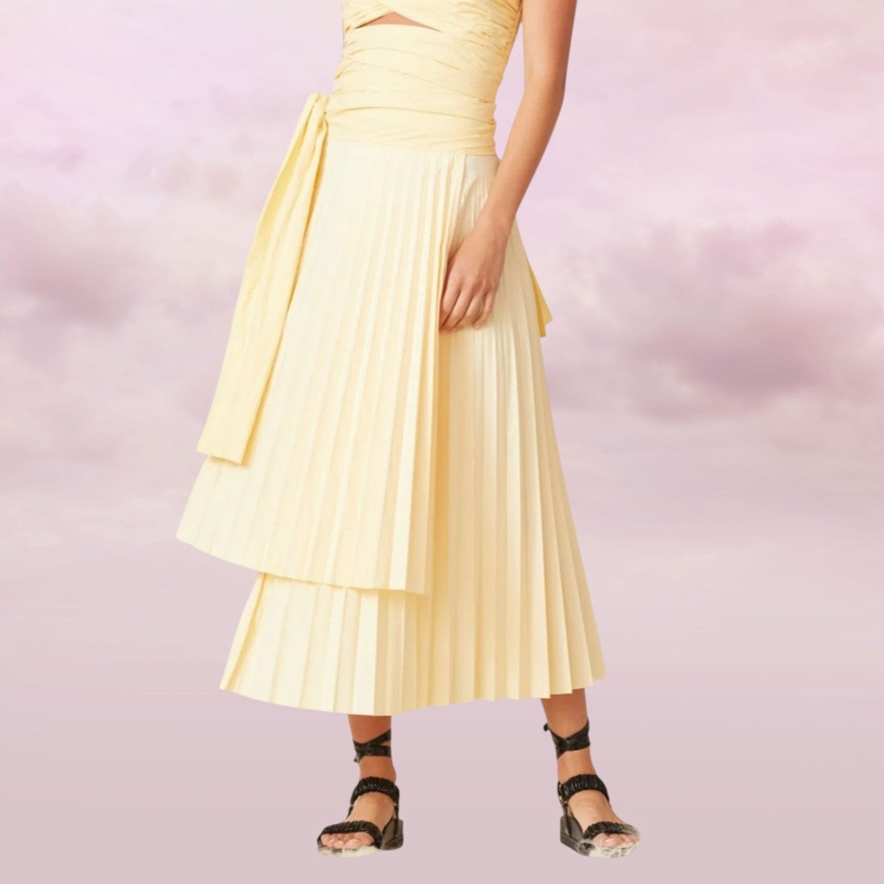 Bec + Bridge Fia Set Butter Yellow - Size 12