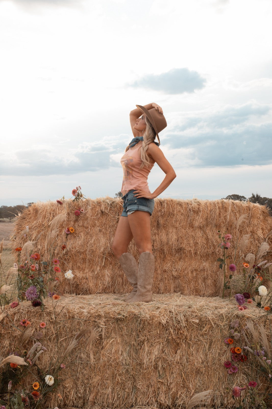 Spell & The Gypsy Texas Blue Moon Singlet -  S