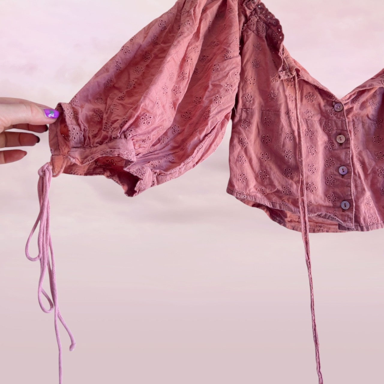 Kinga Csilla Ambra Blouse in Terra - 8