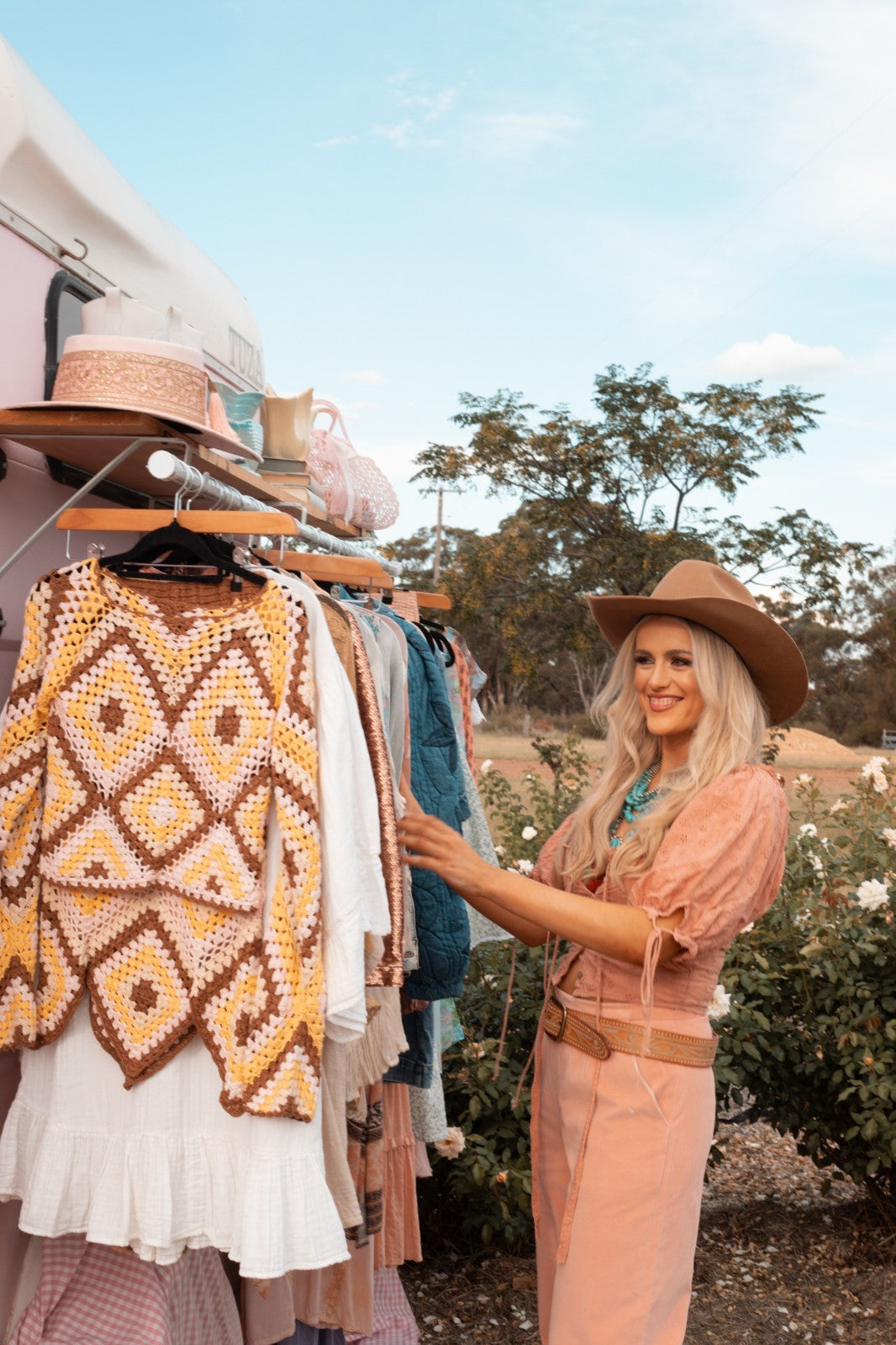 Kinga Csilla Ambra Blouse in Terra - 8