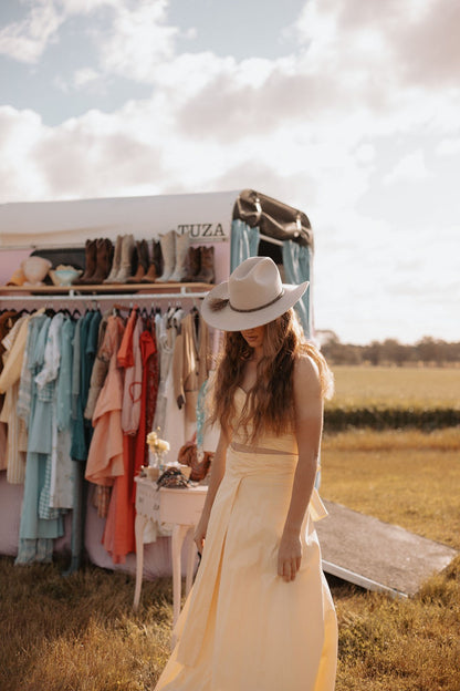 Bec + Bridge Fia Set Butter Yellow - Size 12