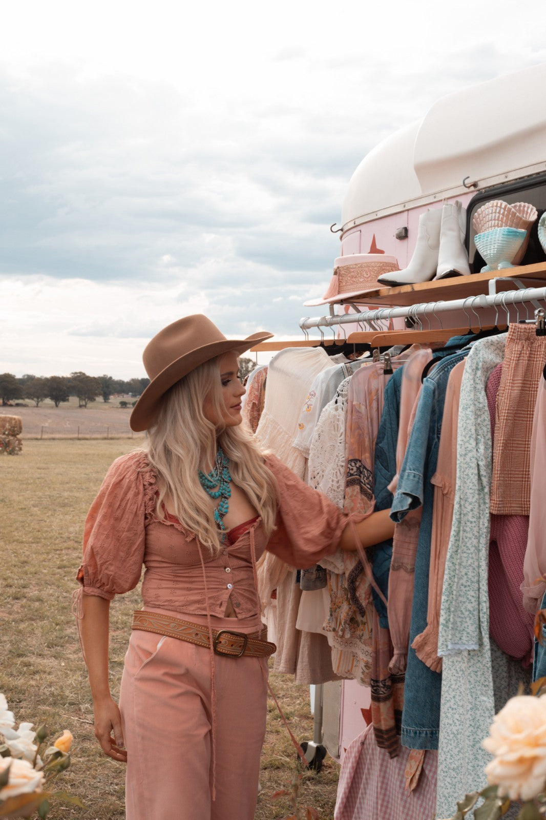 Kinga Csilla Ambra Blouse in Terra - 8